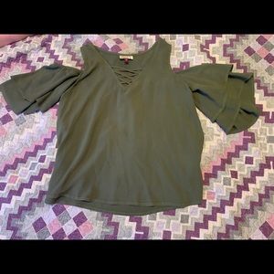 Olive blouse